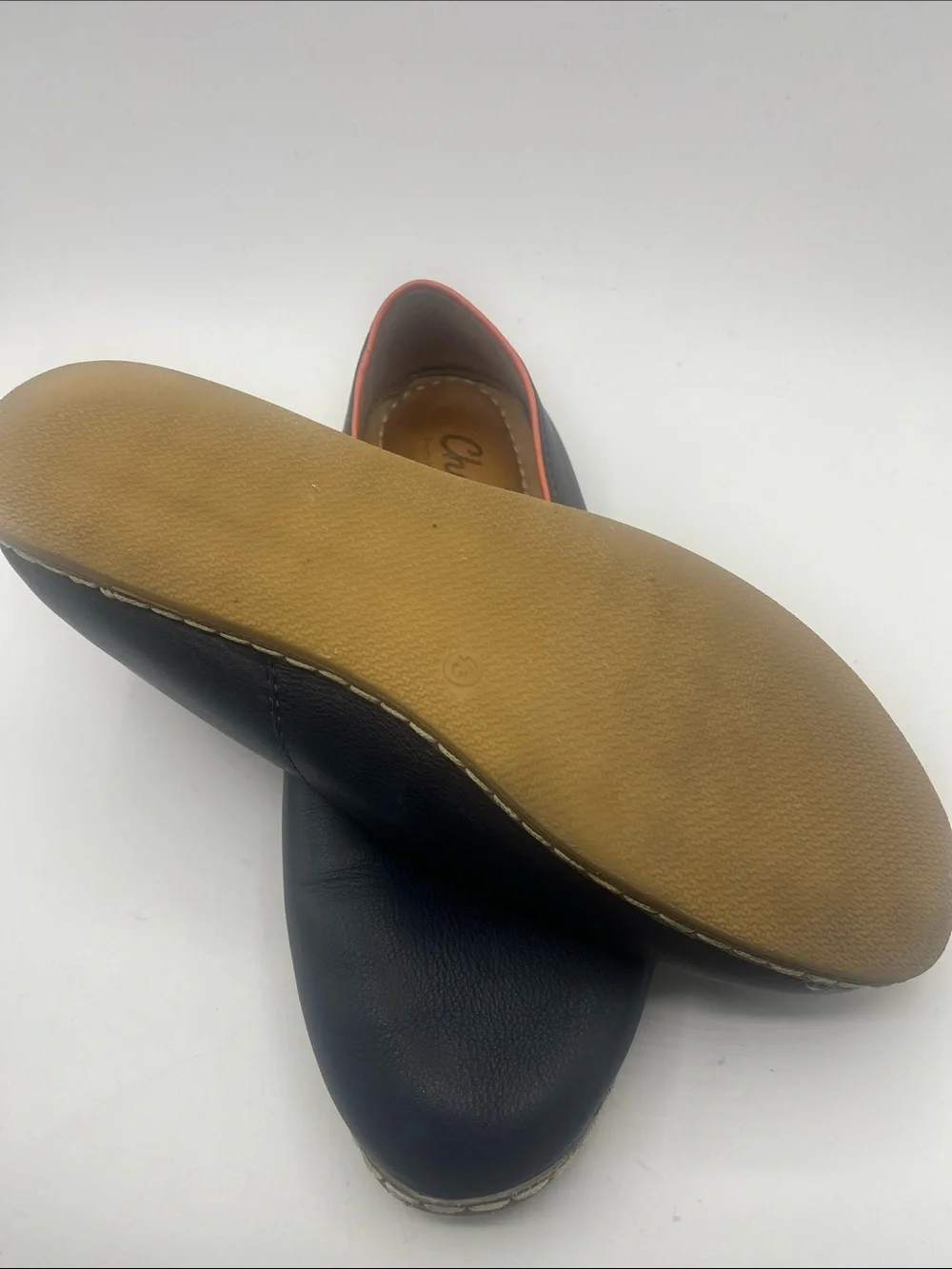 Charix Unisex Slip-On Loafers in Navy Blue